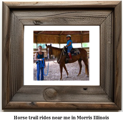 horse trail rides near me in Morris, Illinois